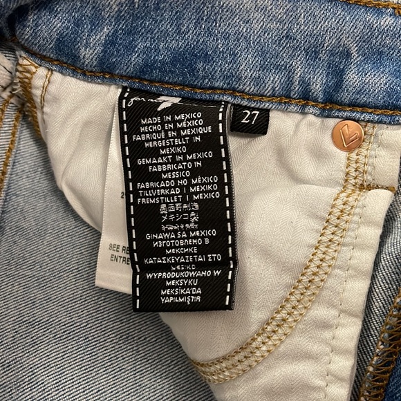 7 For All Mankind high waist skinny jeans NWT - Picture 6 of 8